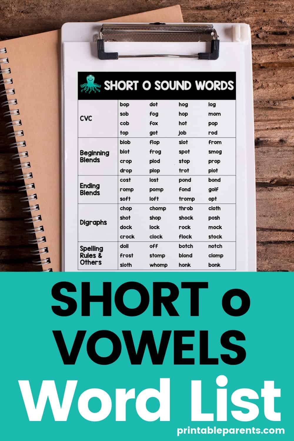 Short O Sound Words Printable Parents Short O Sound Words Printable Parents