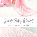 Simple Baby Blanket Free Crochet Pattern Jo To The World Creations