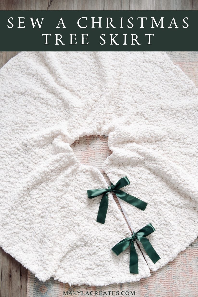 Simple Christmas Tree Skirt Pattern Makyla Creates
