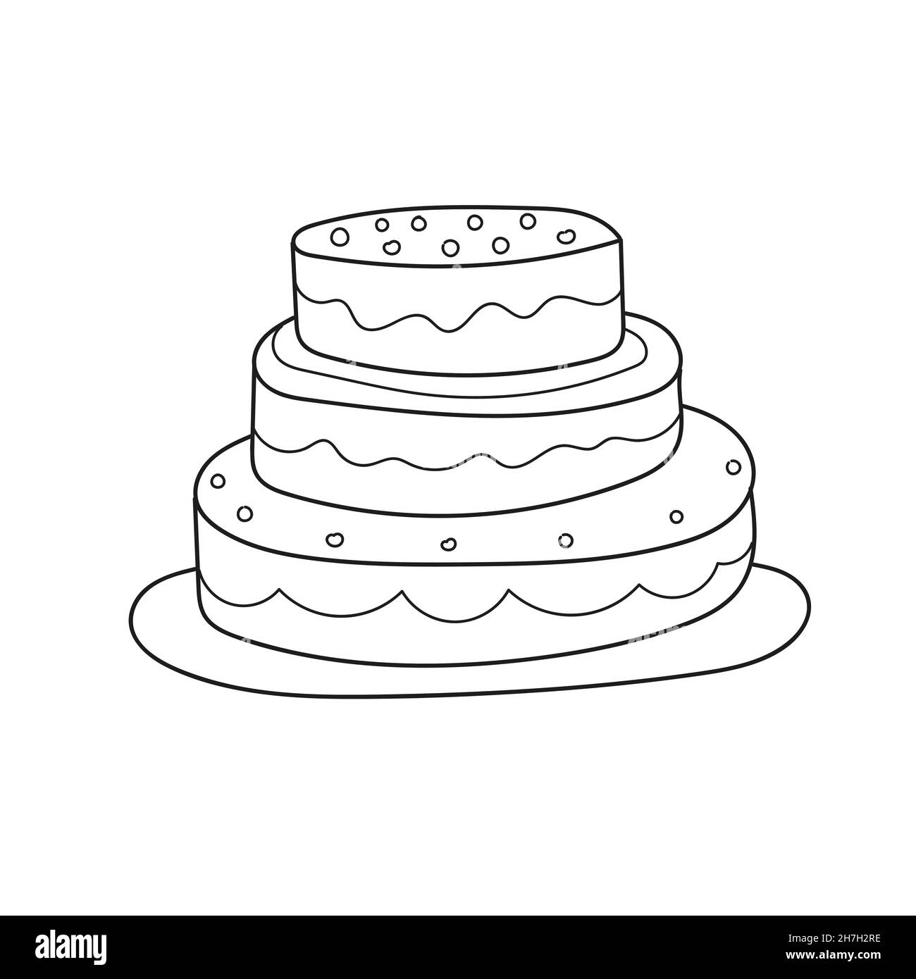 coloring pages of cakes