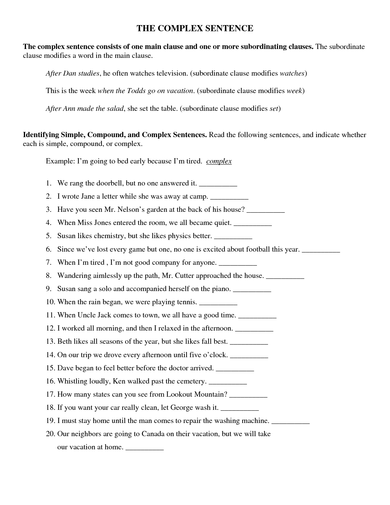 Simple Compound Complex Sentences Worksheet Yahoo Image Search Worksheets Library Simple Compound Complex Sentences Worksheet Yahoo Image Search Worksheets Library