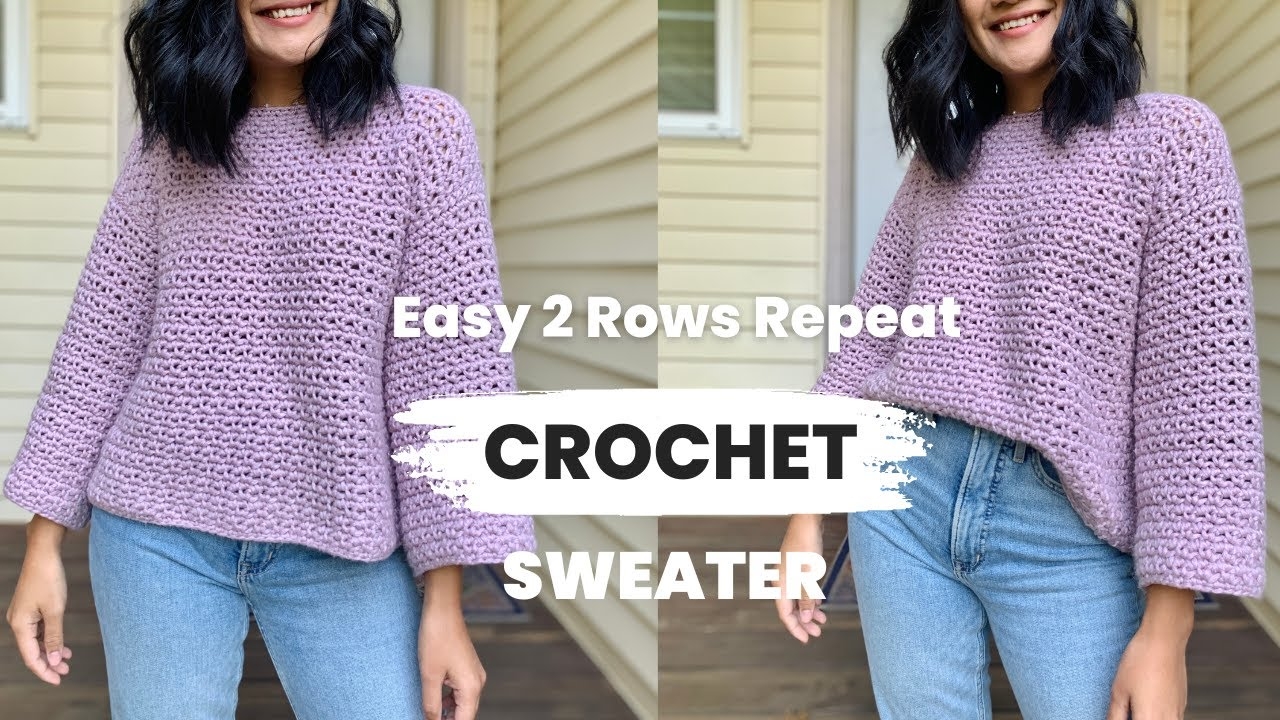 easy crochet sweater pattern free easy crochet sweater pattern free
