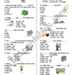 Simple Past Tense Test ESL Worksheet By Bburcu