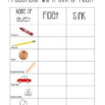 Simple Science Will It Sink Or Float The Chirping Moms