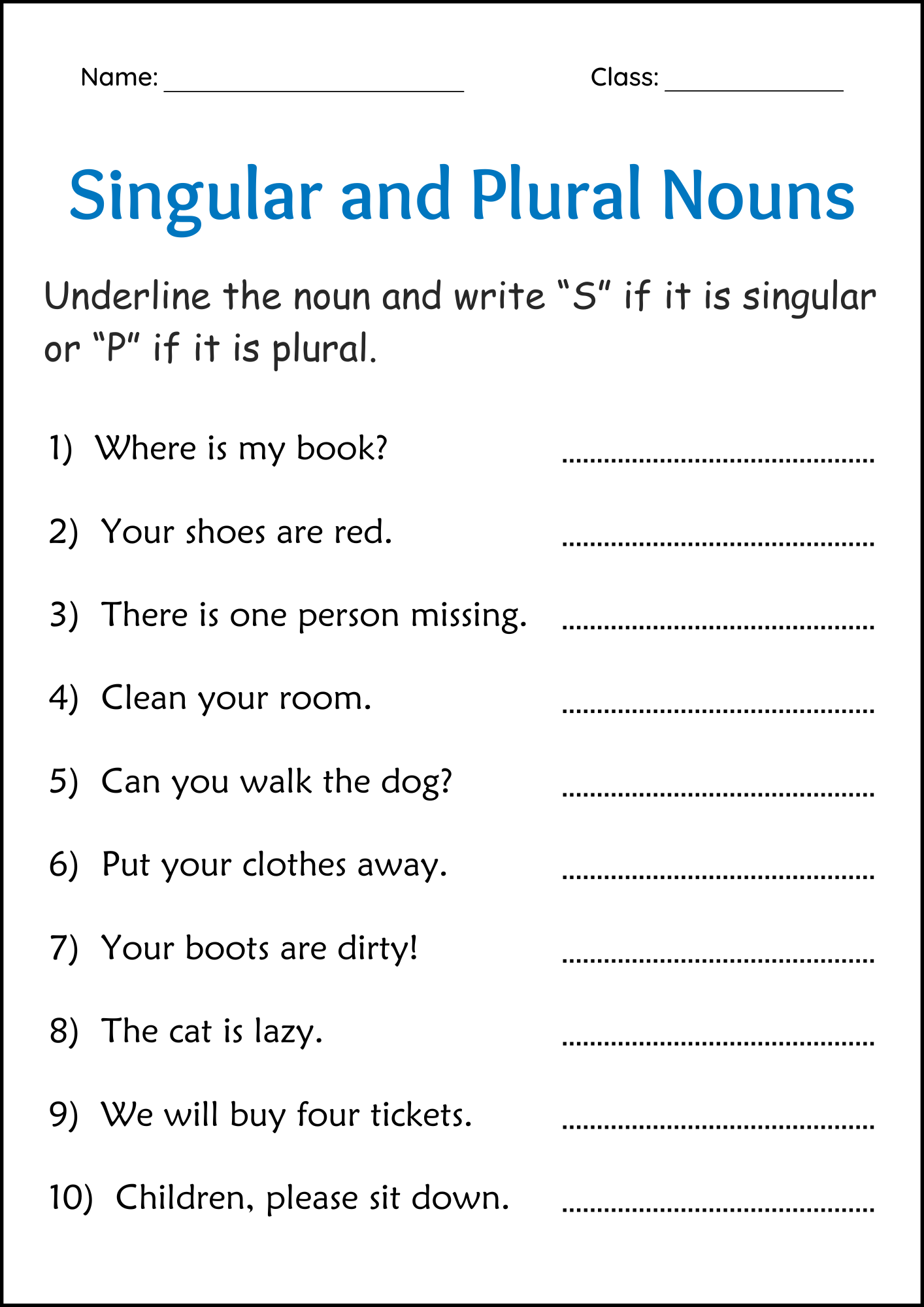 Singular And Plural Nouns Grammar Worksheets Irregular And Regular Nouns Made By Teachers Singular And Plural Nouns Grammar Worksheets Irregular And Regular Nouns Made By Teachers