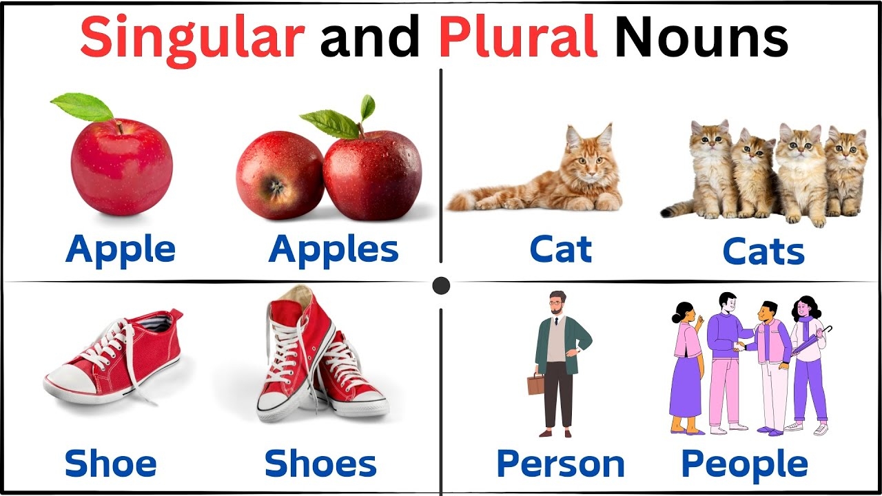 Singular And Plural Nouns Made Easy For Kids Singular And Plural Forms Grammar Basics For Kids YouTube