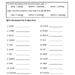 Singular And Plural Nouns Worksheets Plural Nouns Worksheets