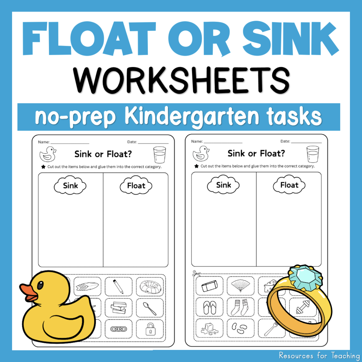 Sink Or Float Worksheets For Kindergarten Resources For Teaching Australia Sink Or Float Worksheets For Kindergarten Resources For Teaching Australia