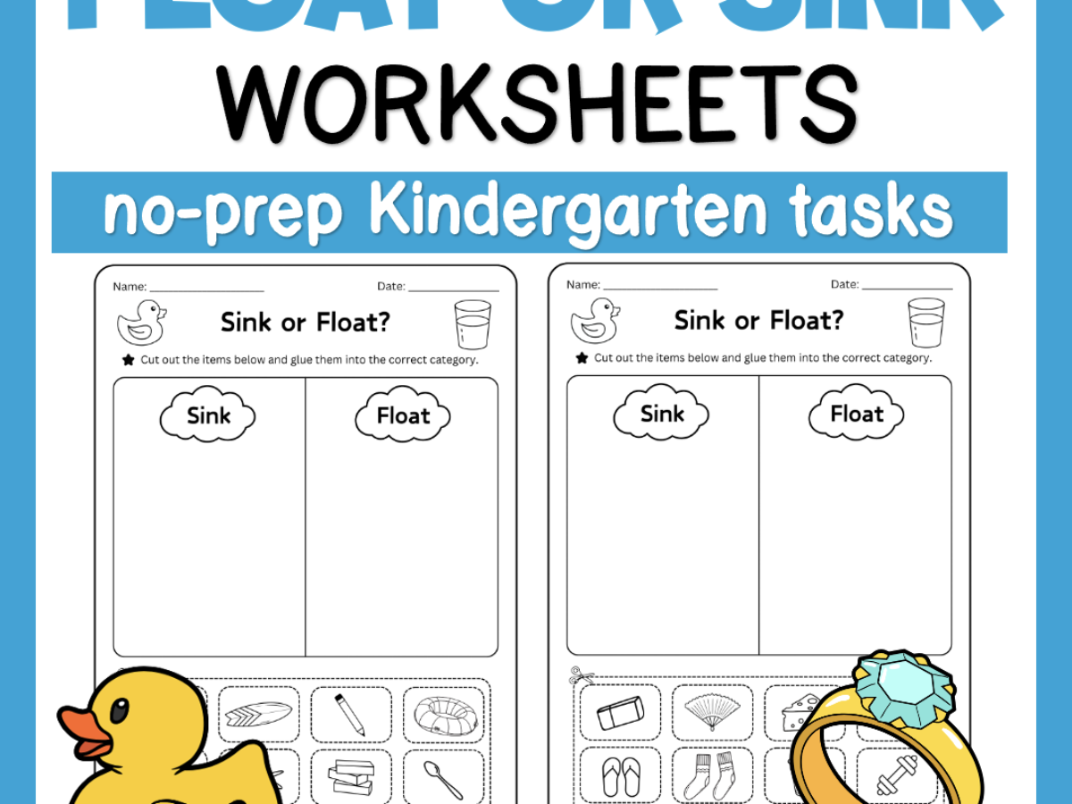 sink or float worksheet sink or float worksheet