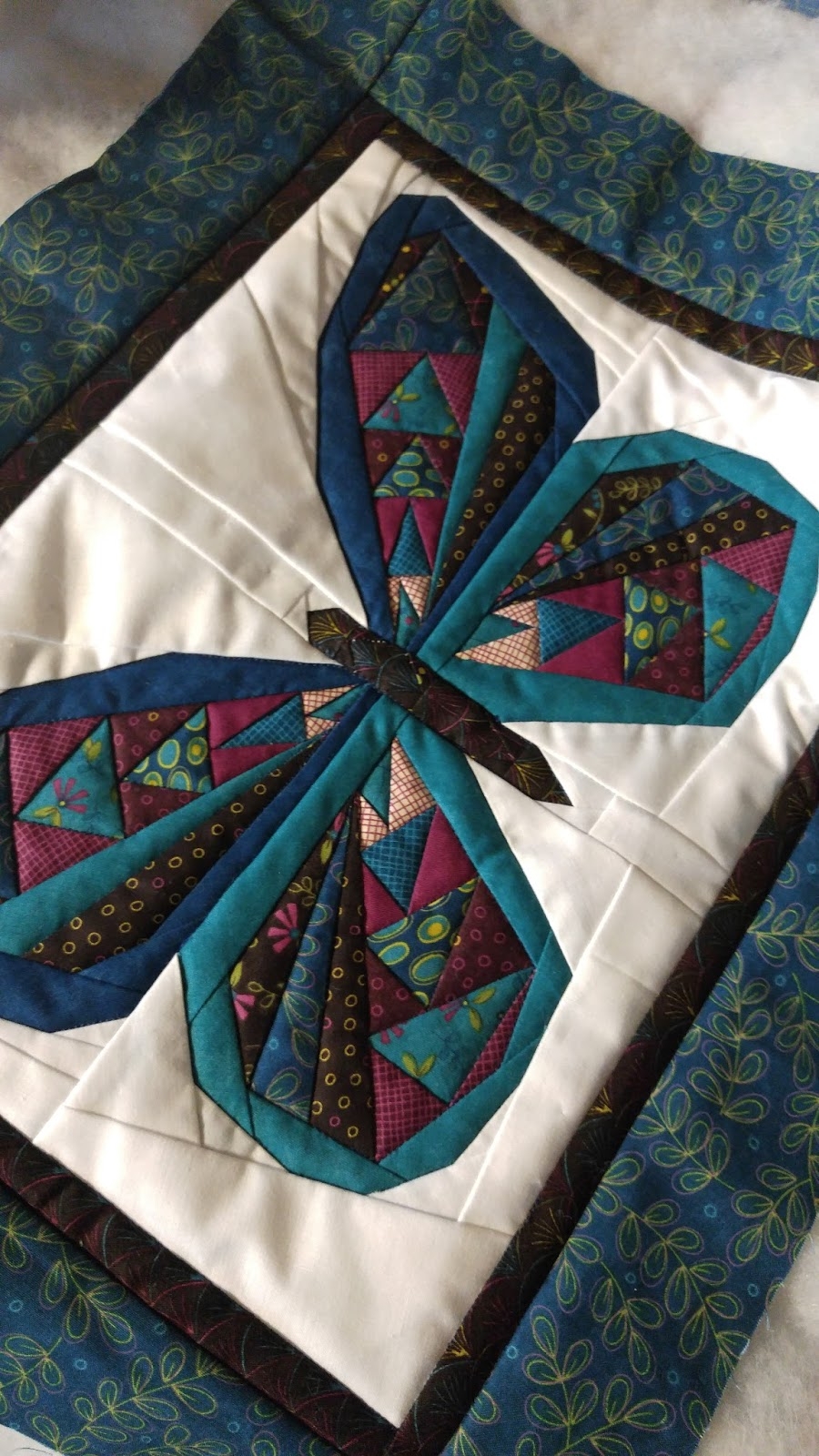 Slice Of Pi Quilts Butterfly Mini Quilt