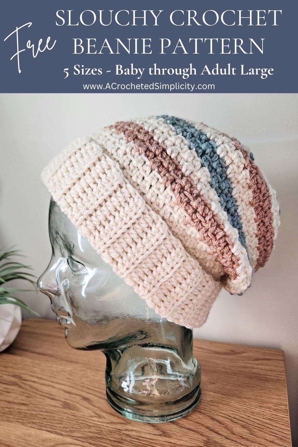 slouchy beanie crochet pattern