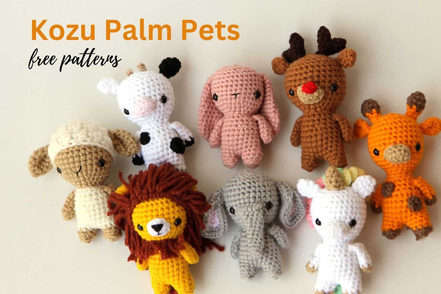 free crochet animal patterns