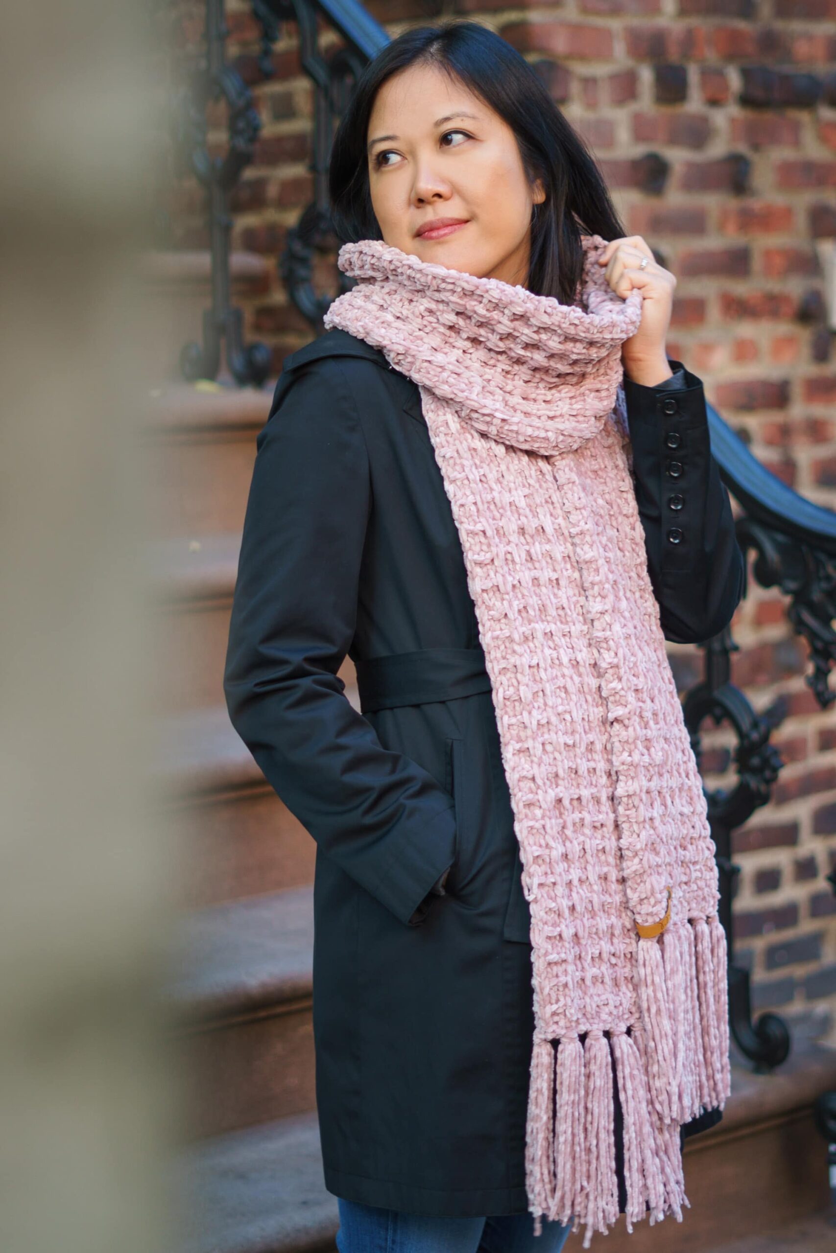 patterned scarf knitting patterns