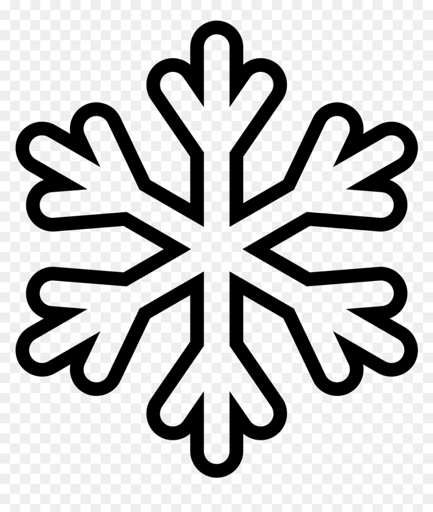 Snowflake Coloring Pages For Kids HD Png Download Vhv