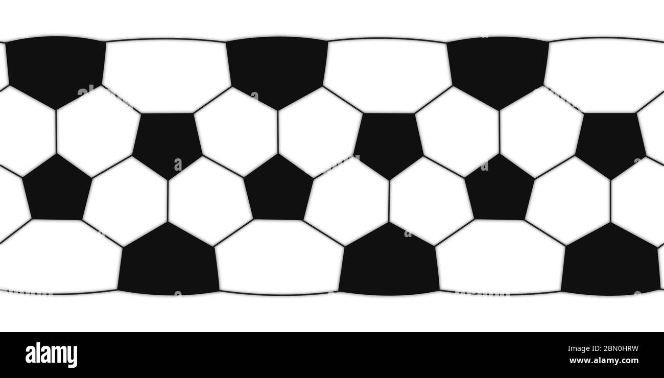 Soccer Ball Football Pattern For 3D Map Layout Stock Photo Alamy