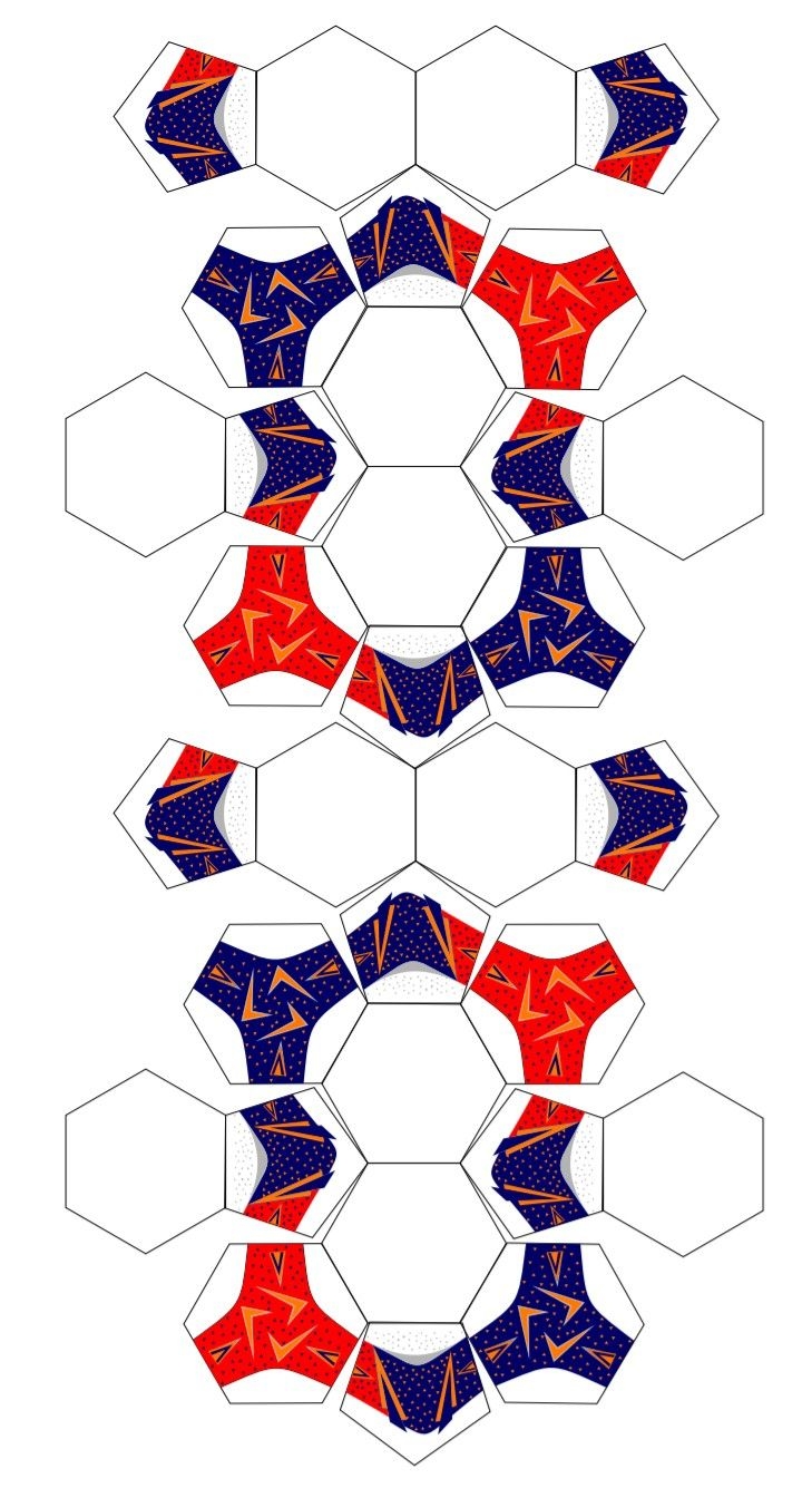 pattern of a soccer ball