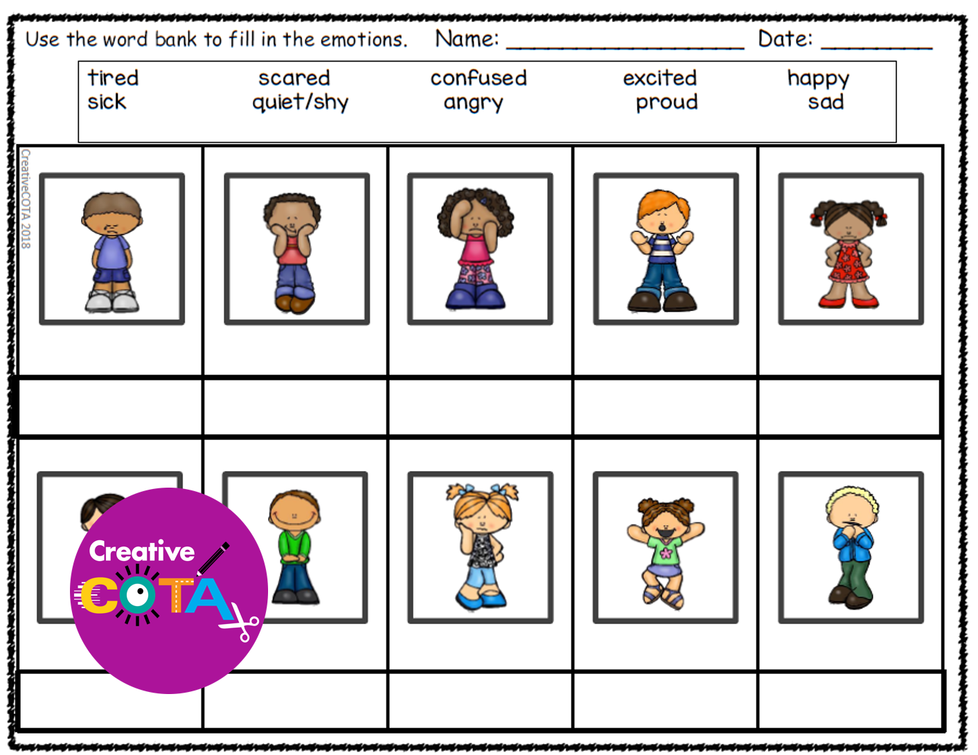 Social Emotional Learning Worksheets And Activities Made By Teachers Social Emotional Learning Worksheets And Activities Made By Teachers