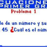 Soluci n De Problemas Con Ecuaciones De Primer Grado Ejemplo 1 YouTube