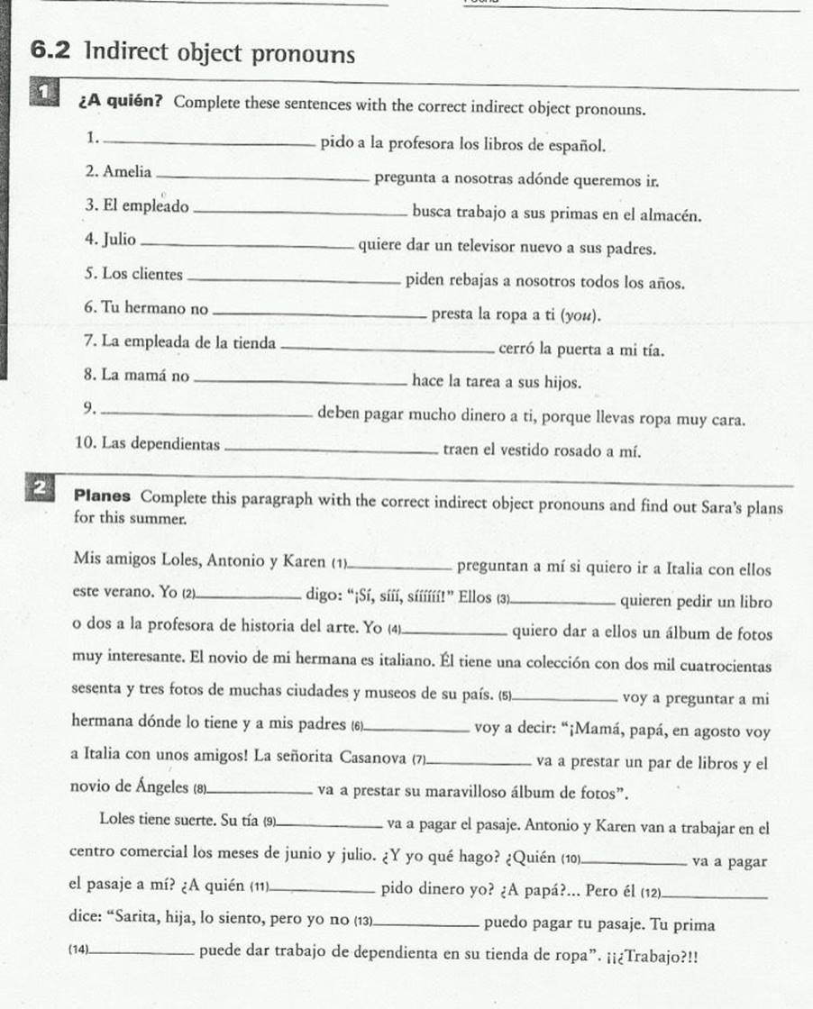 estructura spanish worksheet answers estructura spanish worksheet answers