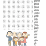 Sopa De Letras La Familia Word Search WordMint