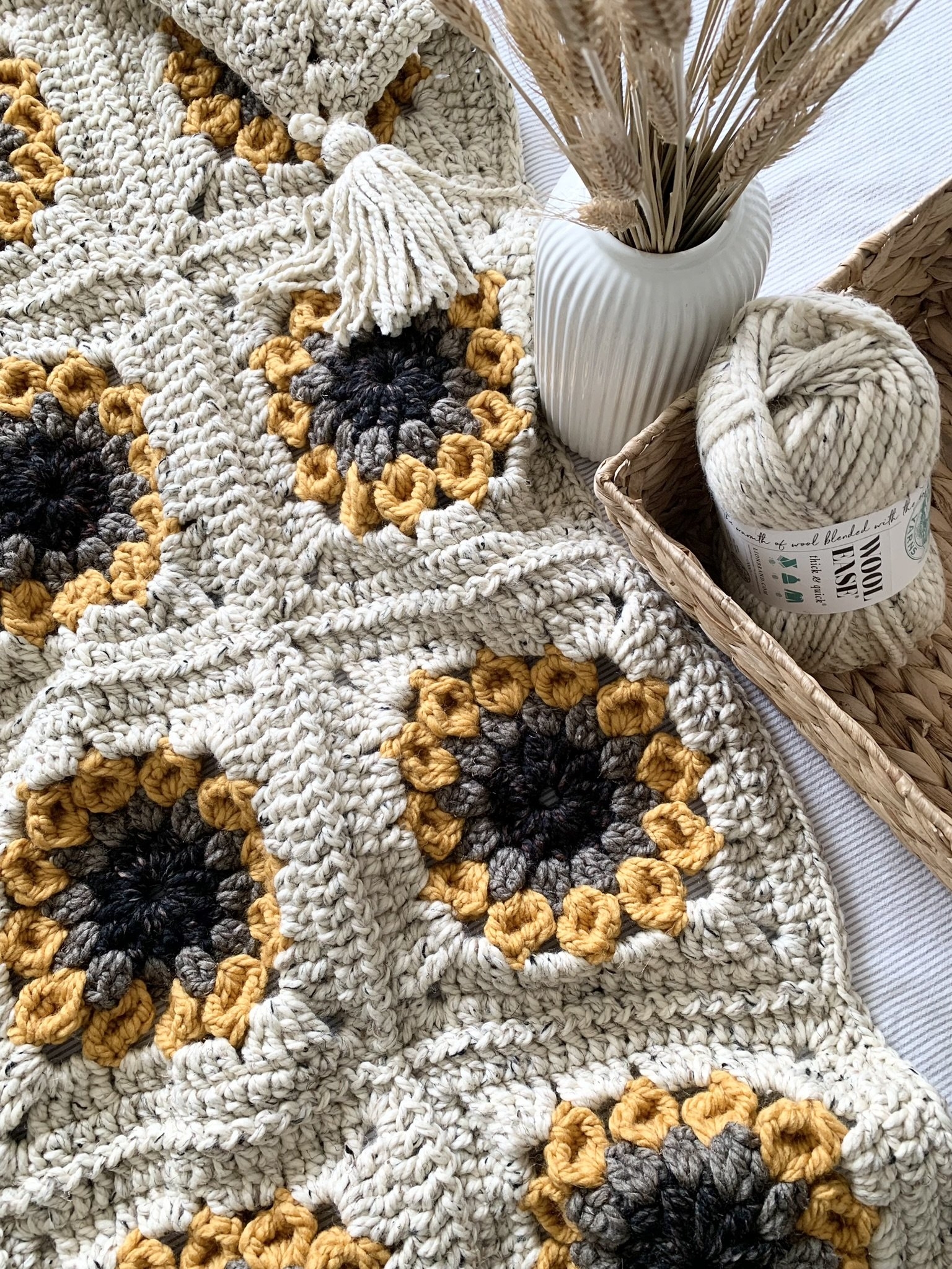 Special Edition Sunflower Blanket Pattern NautiKrall Crochet Special Edition Sunflower Blanket Pattern NautiKrall Crochet