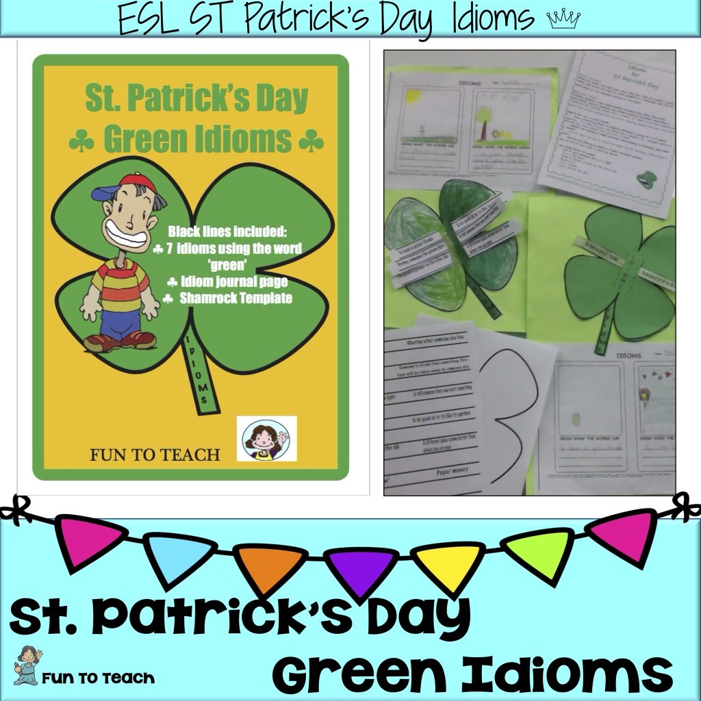 St Patrick s Day Idioms Fun To Teach St Patrick s Day Idioms Fun To Teach