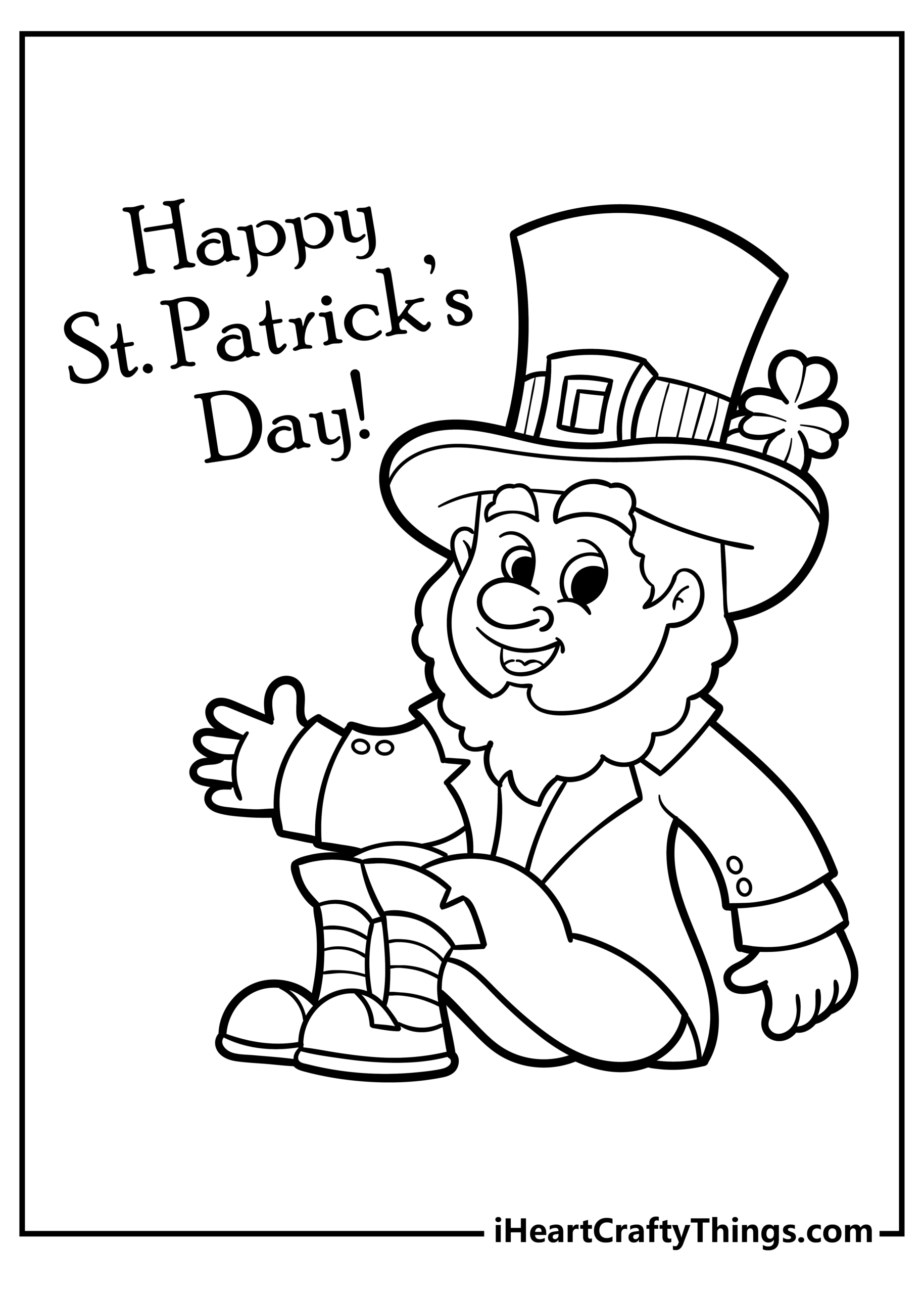 St Patricks Day Coloring Pages 2024 100 Free Printables Worksheets Library
