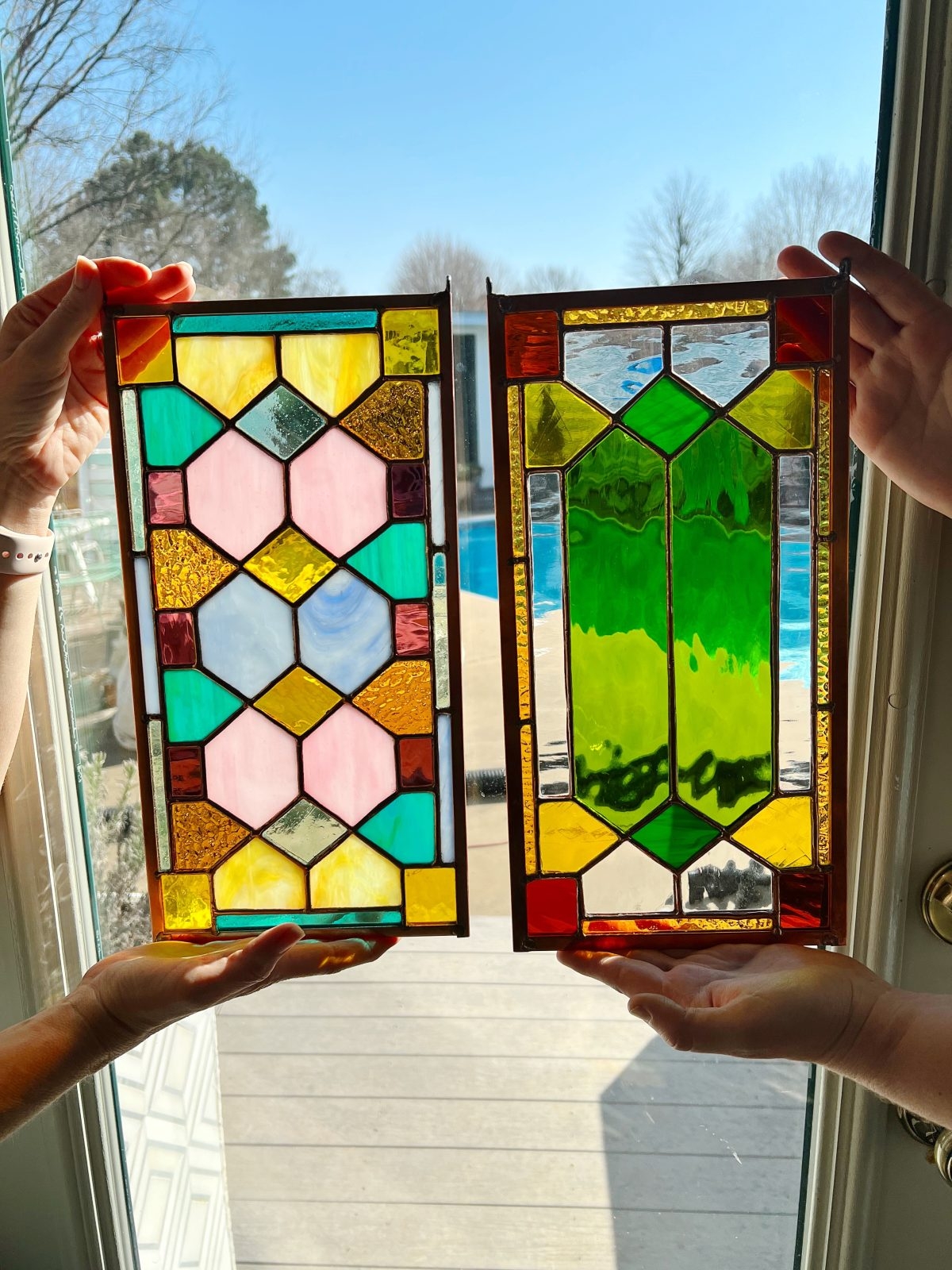 Stained Glass Free Window Pattern The Handmade Home Stained Glass Free Window Pattern The Handmade Home