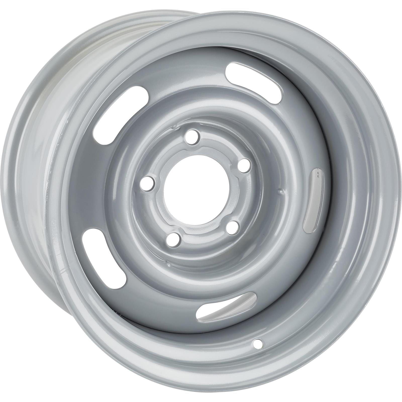 Steel GM Style 15x8 Rally Wheel 5 On 5 Bolt Pattern Silver Walmart