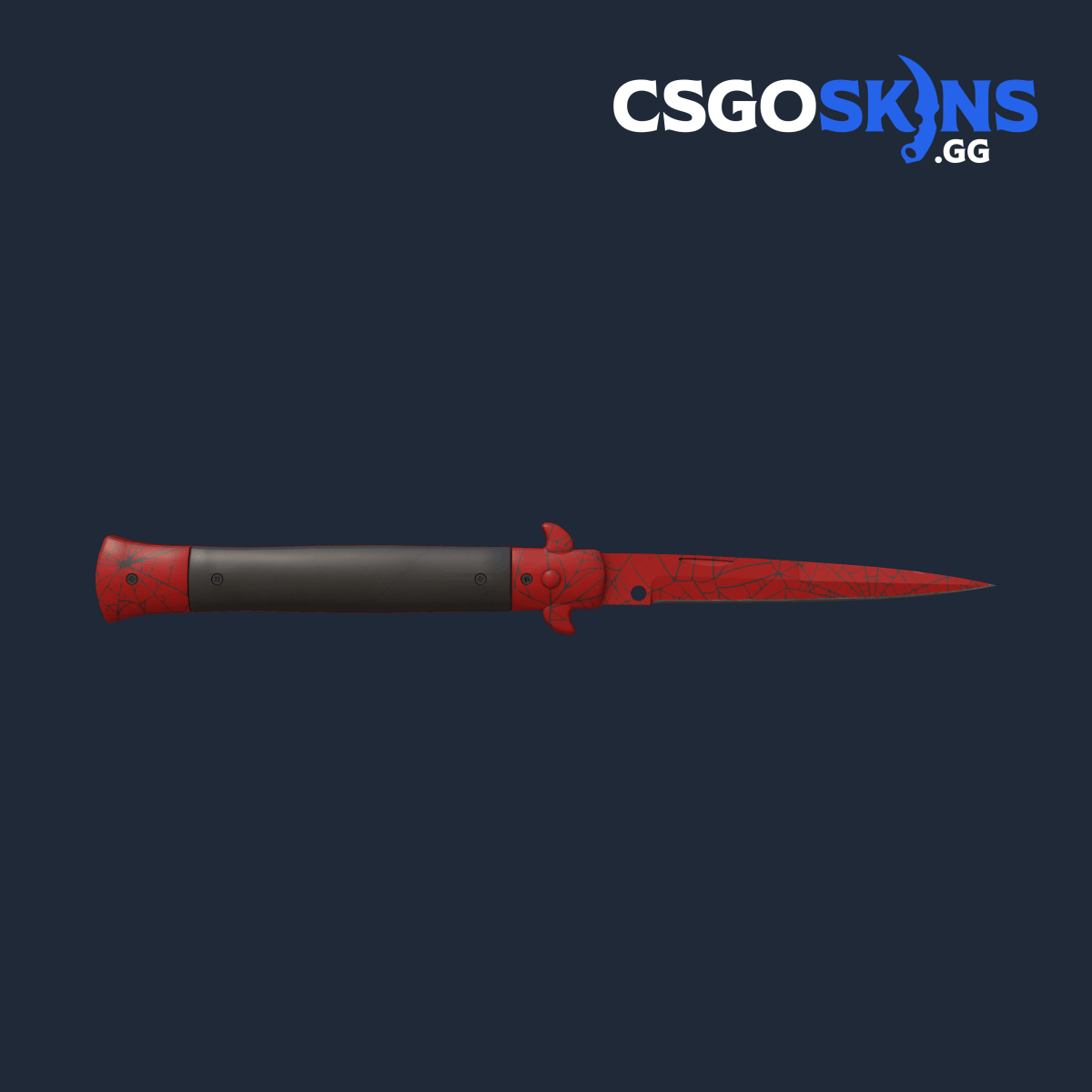 Stiletto Knife Crimson Web CSGOSKINS GG Stiletto Knife Crimson Web CSGOSKINS GG