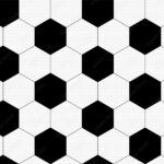 Stock Vektorgrafik Soccer Ball Black And White Vector Seamless Pattern Sport Template Texture Of A Football Adobe Stock