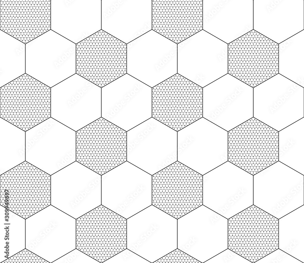 Stock Vektorgrafik Soccer Ball Texture Football Vector Seamless Pattern Frontal View Tile Adobe Stock