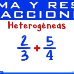 Suma Y Resta De Fracciones Heterog neas Denominadores DIFERENTES YouTube