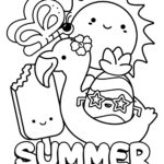 Summer Coloring Pages 10 Free Printable PDF Downloads Cute Coloring Pages For Kids
