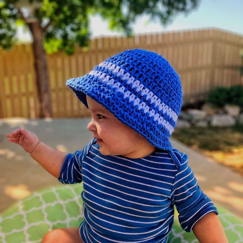 Super Simple Kid s Sun Hat Free Crochet Pattern Made With A Twist Super Simple Kid s Sun Hat Free Crochet Pattern Made With A Twist