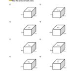 Surface Area Of A Rectangle Prism Worksheets