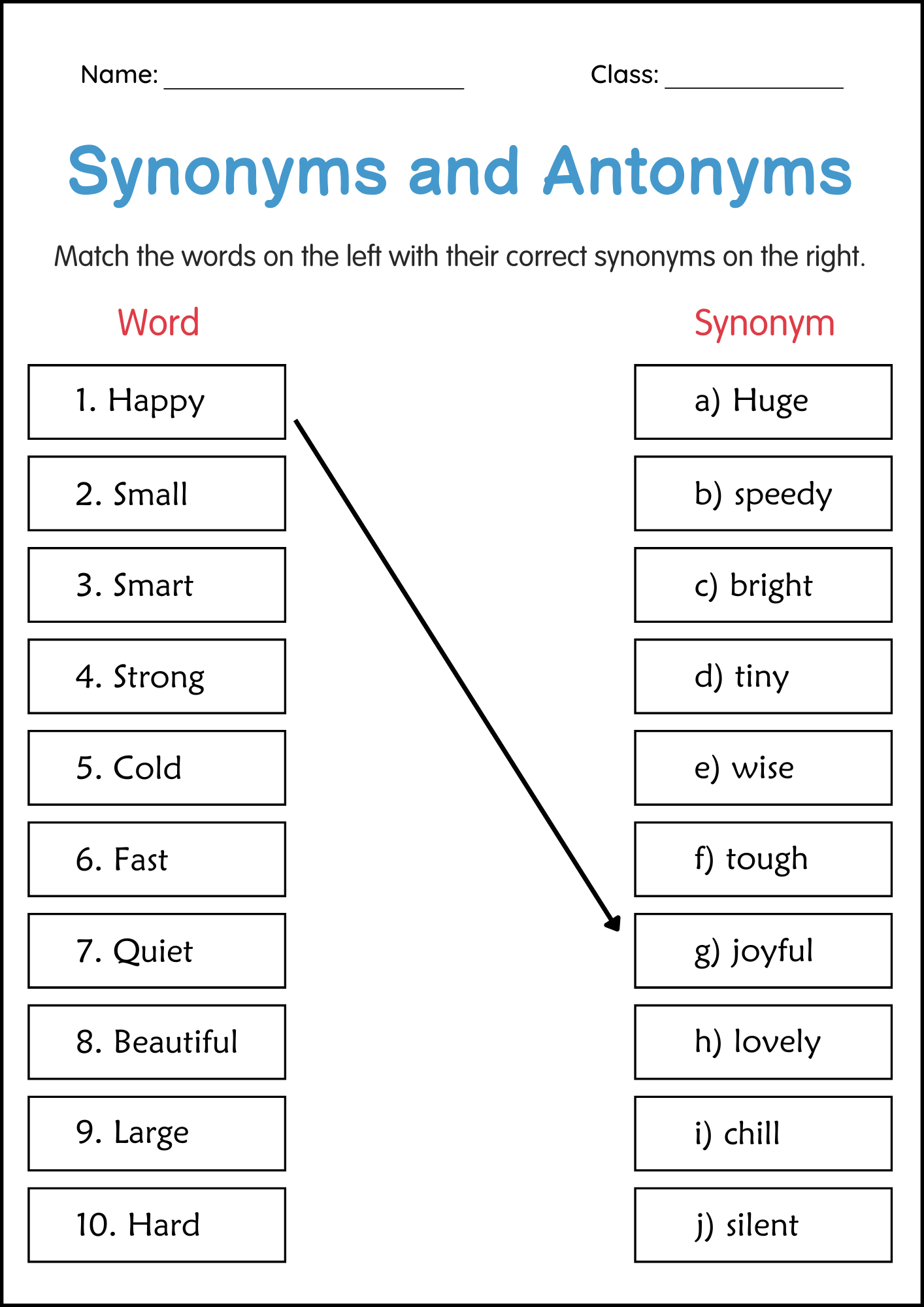 Synonyms And Antonyms Grammar Worksheet For Grade 2 Made By Teachers Synonyms And Antonyms Grammar Worksheet For Grade 2 Made By Teachers