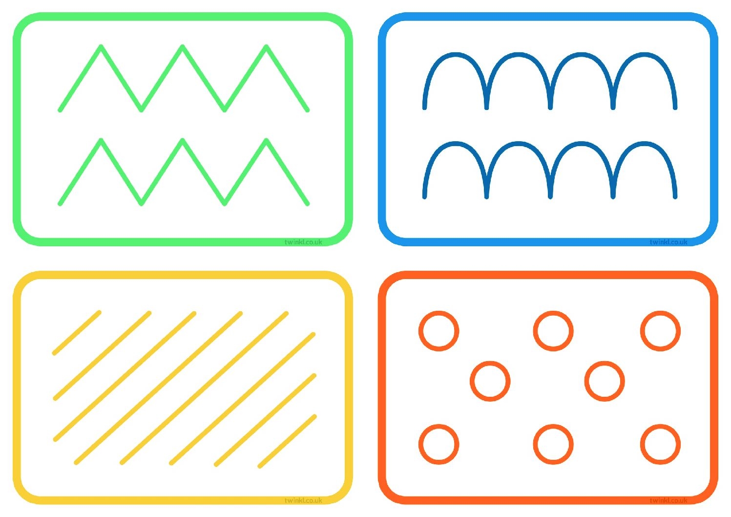 T t 252840 mark making pattern cards Cuddington And Dinton School