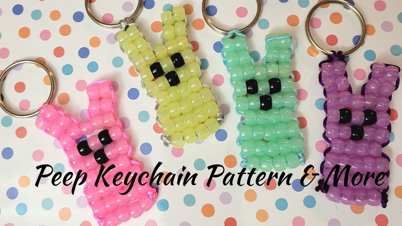 Taking It Back To The 90 s Peep Pony Bead Pattern YouTube