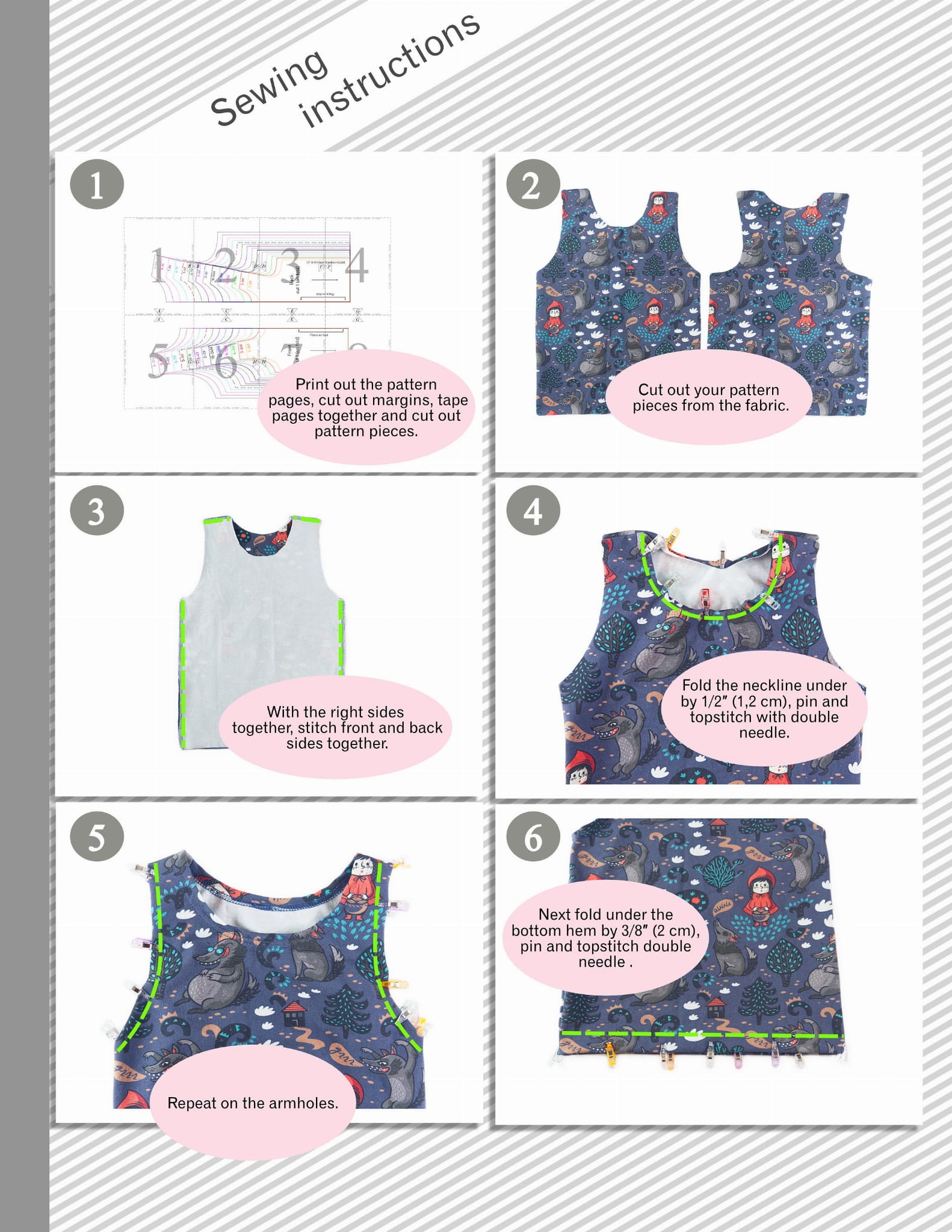 TANK TOP 0Y 10Y PDF PATTERN PDF SEWING PATTERNS Sewing Fabrics And Patterns By Olabela TANK TOP 0Y 10Y PDF PATTERN PDF SEWING PATTERNS Sewing Fabrics And Patterns By Olabela