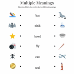 Teaching Multiple Meaning Words 4 Materials That Work Speech Therapy Talk Membership