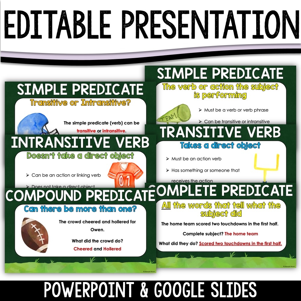 Teaching The Simple And Complete Predicate Mini Lesson And Worksheets Teaching The Simple And Complete Predicate Mini Lesson And Worksheets