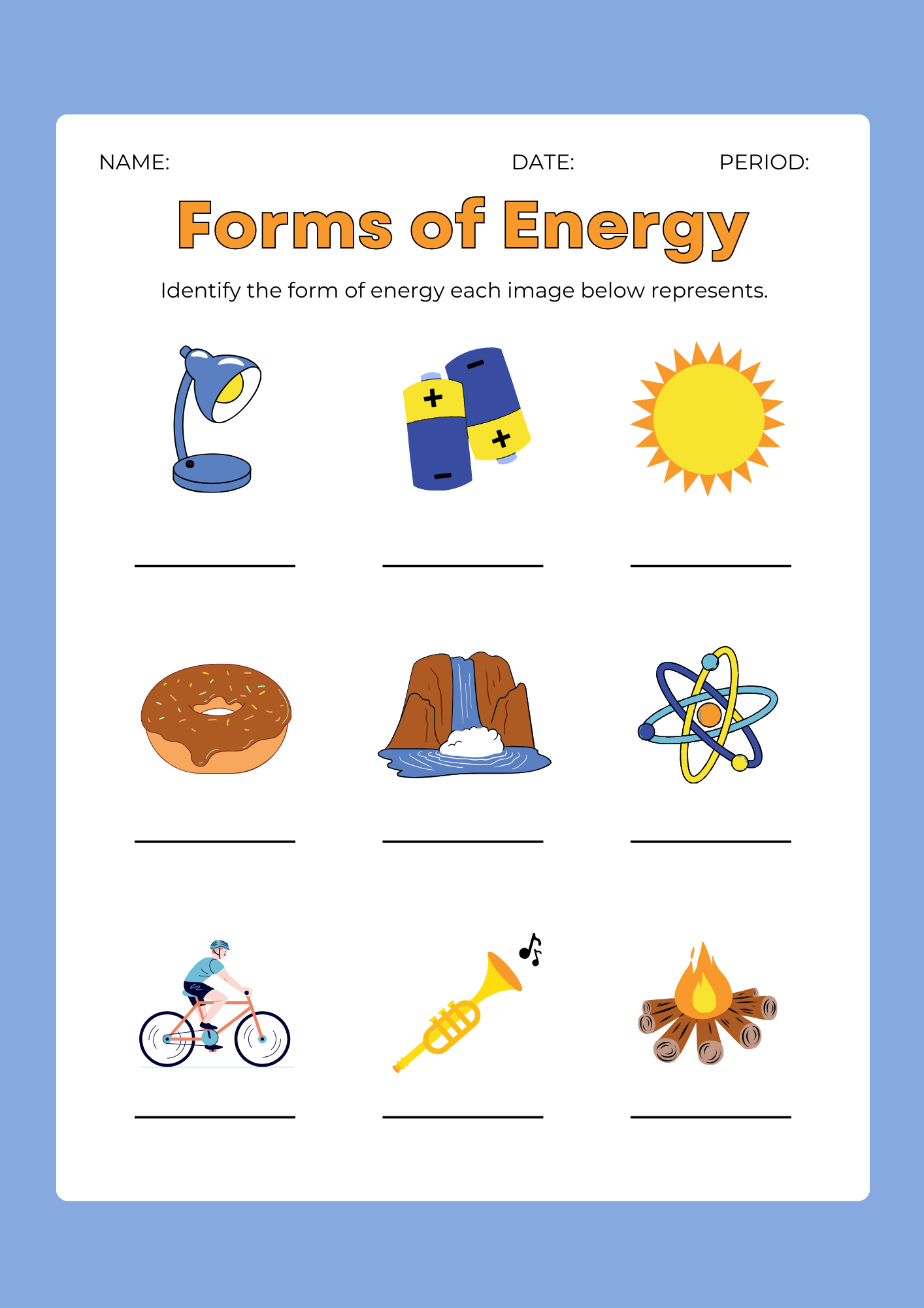 Technology And Energy Worksheets For Child Development Sllearning