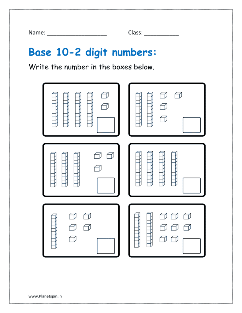 Tens And Ones Worksheet For Grade 1 Planetspin in Tens And Ones Worksheet For Grade 1 Planetspin in