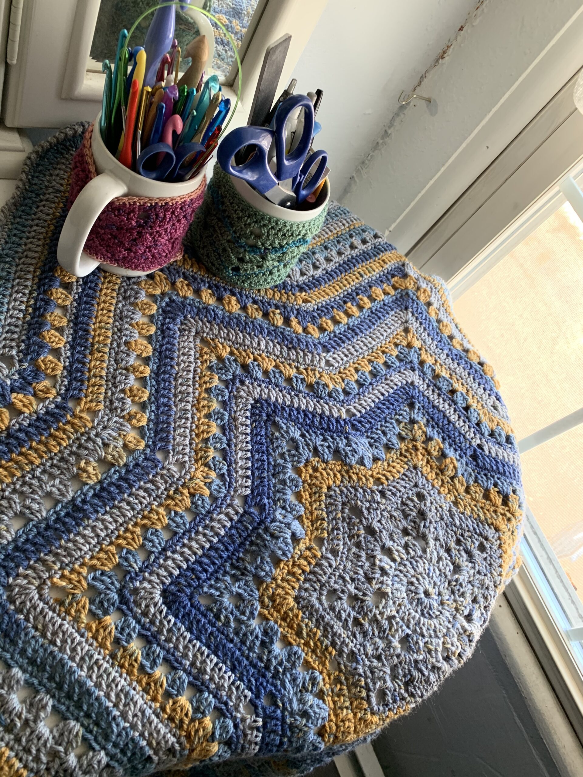 The 6 Day Star Blanket Betty McKnit