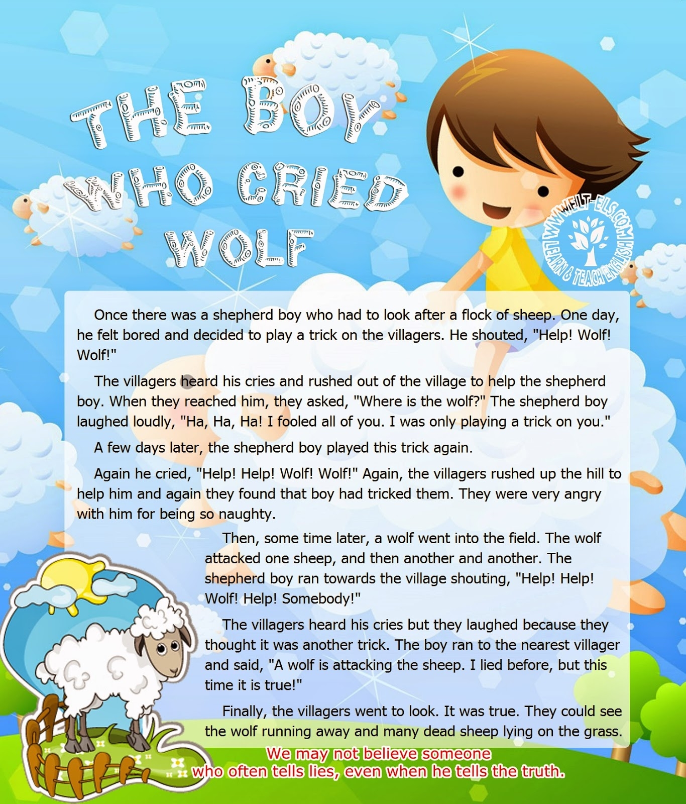 The Boy Who Cried Wolf Did Nothing Wrong R CharacterRant