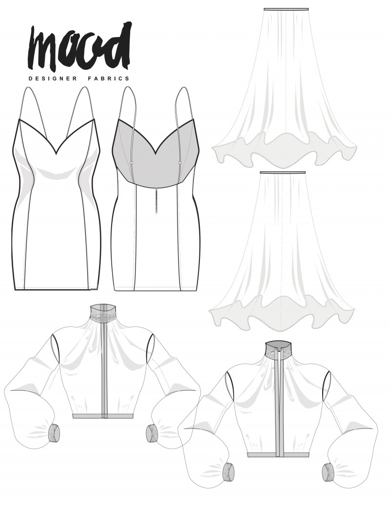 The Hydrangea Gown Free Sewing Pattern Mood Sewciety