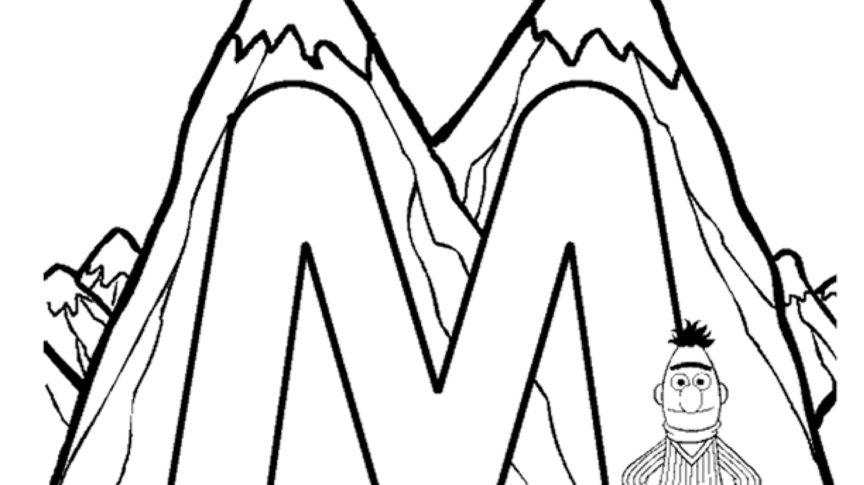 The Letter M Coloring Page Kids Coloring Pages PBS KIDS For Parents The Letter M Coloring Page Kids Coloring Pages PBS KIDS For Parents