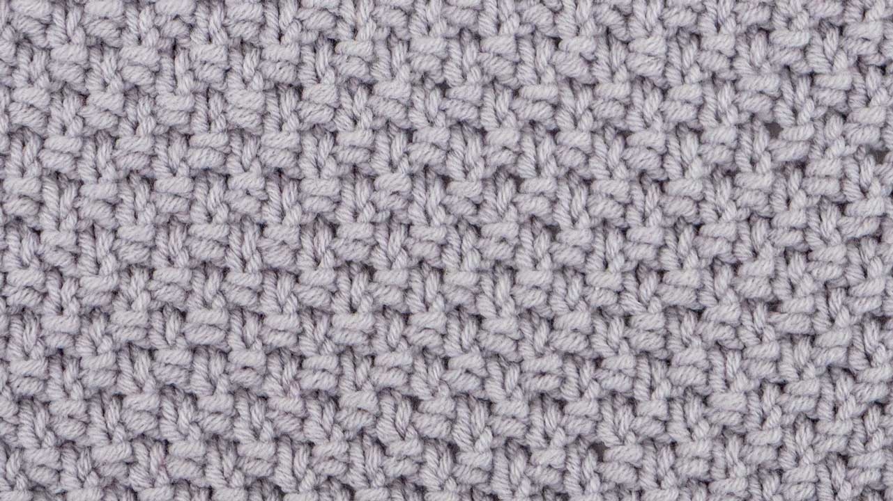 moss stitch pattern knitting