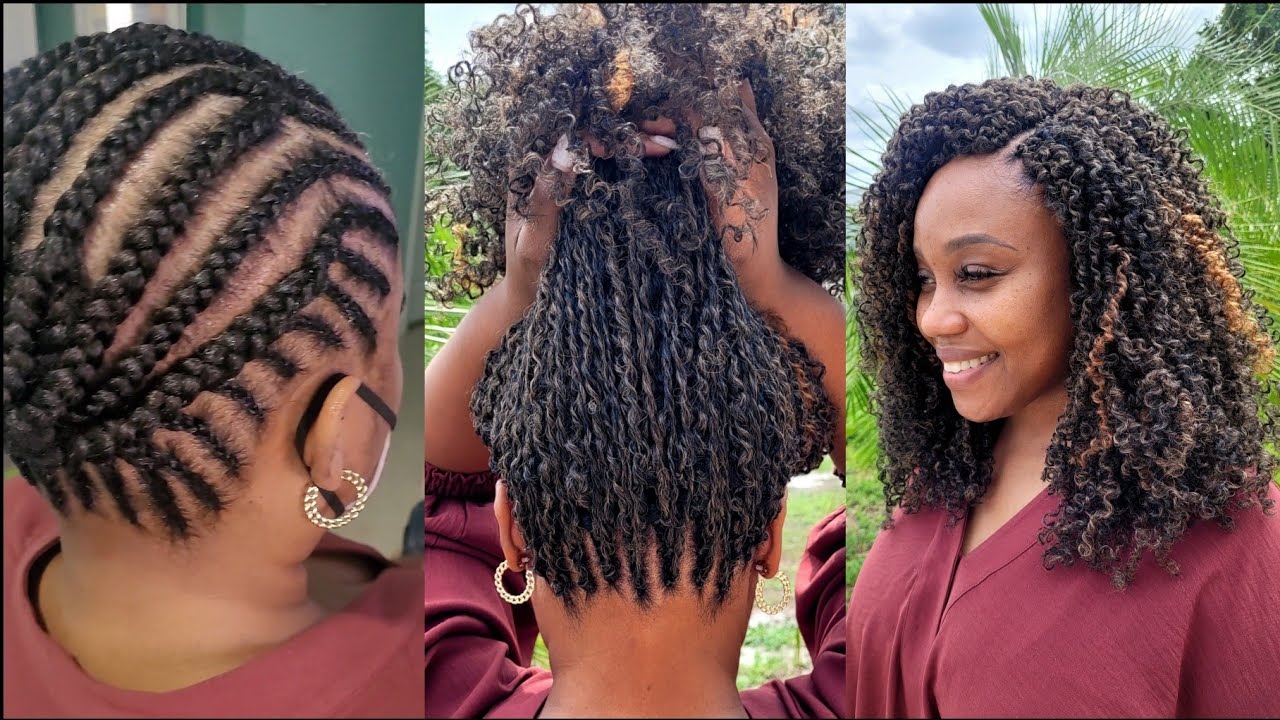The Most Versatile Crochet Braid Pattern Crochet Styling Hack YANKY TWISTS YouTube